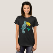 T-shirt oiseau souriant Positive (Devant entier)