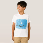 T-shirt Oiseau sur un arbre (Devant entier)