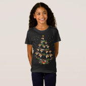 T-Shirt Oiseau Toucan Amant Xmas Arbre Santa Hat Toucan Ch (Devant entier)
