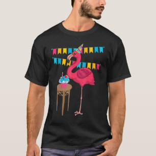 T-shirt Oiseau tropical fête d'anniversaire Animal Flamant