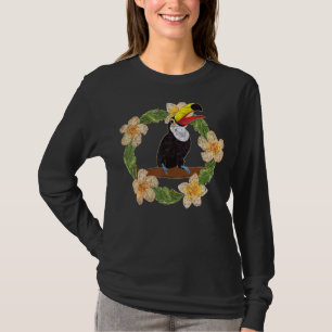 T-shirt Oiseau tropical Forêt humide Animal Floral Toucan