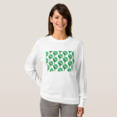 T-shirt Oiseau vert et arbre Motif Nature inspirée (Devant entier)