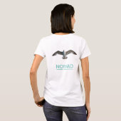 T-shirt Oiseau volant et calligraphie (Dos entier)