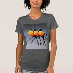 T-shirt Oiseaux à poitrine rouge