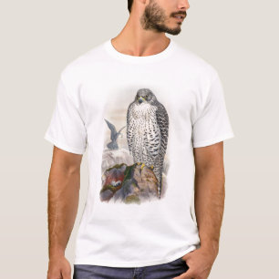T-shirt Oiseaux adultes de Gould de faucon de l'Islande de