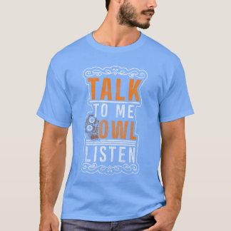 T-shirt Oiseaux Animaux Oiseaux Sagesse rétro