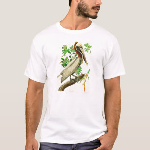 T-shirt Oiseaux Brown de John James Audubon de pélican de