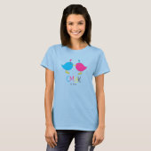 T-shirt Oiseaux CMJN (Devant entier)