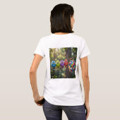 T-shirt Oiseaux colorés et duveteux (Dos entier)