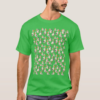 T-shirt Oiseaux colorés partout Golder ami Motif