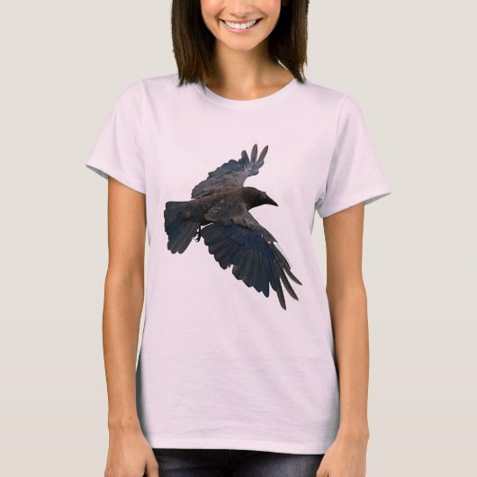 T-shirt Oiseaux Corvid Raven-Lover (Devant)