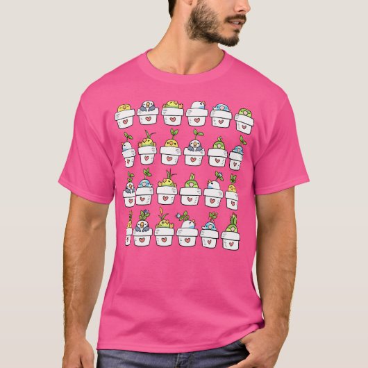T-shirt Oiseaux de croissance (Devant)