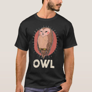 T-shirt Oiseaux de hibou Ornithologue Biologie Biologiste