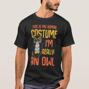 T-shirt Oiseaux de hibou Ornithologue Biologie Biologiste