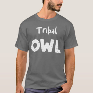 T-shirt Oiseaux de hibou tribaux