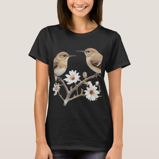 T-shirt oiseaux de jardin (Devant)