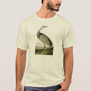 T-shirt Oiseaux de John James Audubon de grue de Sandhill