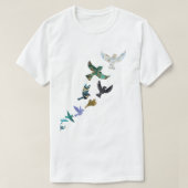 T-shirt Oiseaux de marbre (Design devant)