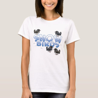 T-shirt Oiseaux de Neige