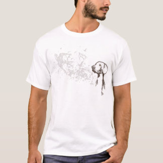 T-shirt Oiseaux de observation de Weimaraner