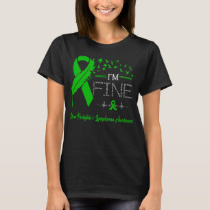 T-shirt Oiseaux de plume Je suis fin Lymphome non Hodgkin
