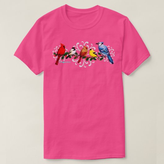 T-shirt Oiseaux de vacances (Design devant)