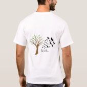 T-shirt Oiseaux de vol (Dos)