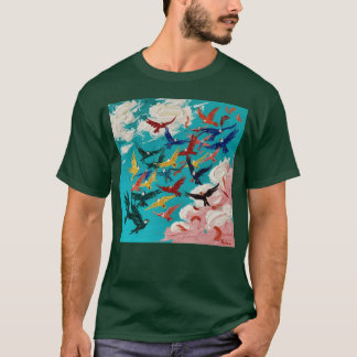 T-shirt Oiseaux Design ami