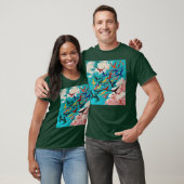 T-shirt Oiseaux Design ami (Unisexe)