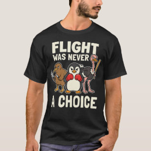 T-shirt Oiseaux drôles incapables de voler Mème Manchot Ki