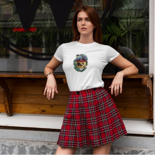 T-shirt Oiseaux du Corbeau Mangeant Zombie