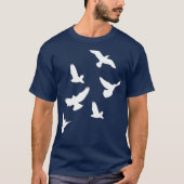 T-shirt Oiseaux essaim (Devant)