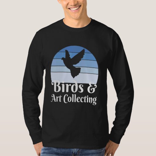 T-shirt Oiseaux et collection (Devant)