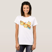 T-shirt Oiseaux et fleurs (Devant entier)