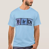 T-shirt Oiseaux faits d'éléments (Devant)