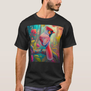 T-shirt Oiseaux Fantastiques Cardinal Mâle