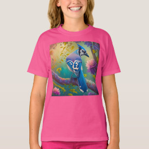 T-shirt Oiseaux Fantastiques Geai Bleu