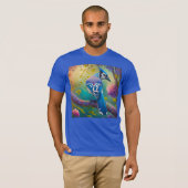 T-shirt Oiseaux Fantastiques Geai Bleu (Devant entier)