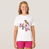 T-shirt Oiseaux, Fleurs, Animaux (Devant entier)