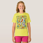 T-shirt Oiseaux floraux (Devant entier)