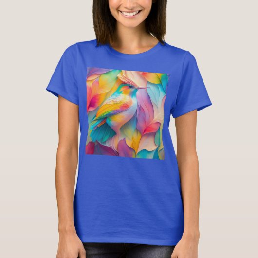 T-shirt Oiseaux Imaginaires Oiseaux de soie (Devant)