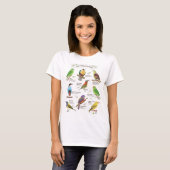 T-shirt Oiseaux indigènes aux Philippines (Devant entier)
