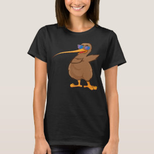 T-shirt Oiseaux néo-zélandais Dabbing Kiwi Bird Da Dance
