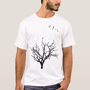 T-shirt Oiseaux noirs
