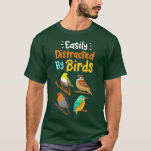 T-shirt Oiseaux Observation Oiseaux Amateurs d'oiseaux Cad