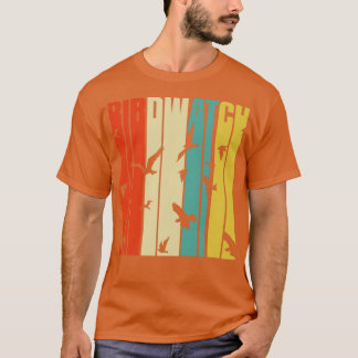 T-shirt Oiseaux Observation Rétro Oiseau Observateur Ornit