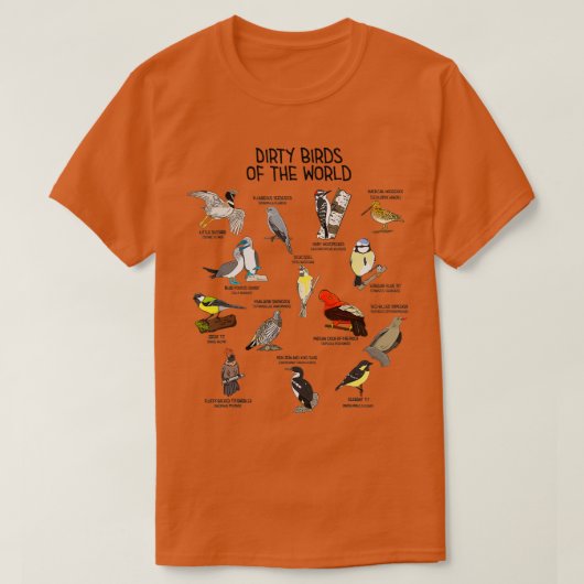 T-shirt Oiseaux Observer Les Oiseaux Sauvages Du Monde Ois (Design devant)