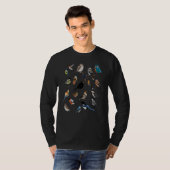 T-shirt Oiseaux Oiseaux Oiseaux Oiseaux Ornithologue Robin (Devant entier)