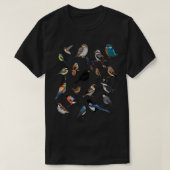 T-shirt Oiseaux Oiseaux Oiseaux Oiseaux Ornithologue Robin (Design devant)