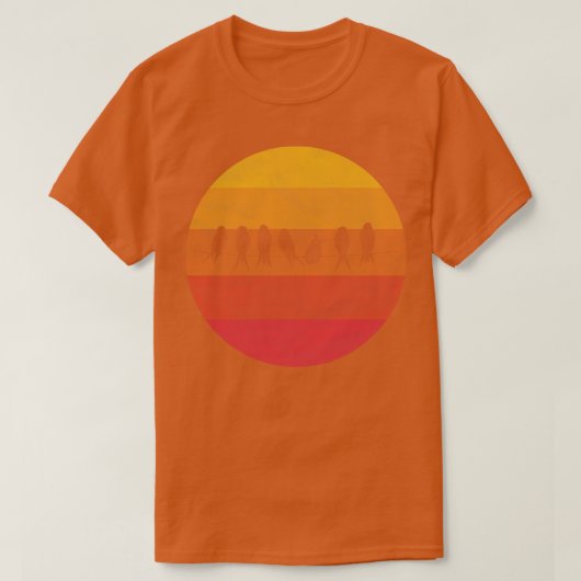 T-shirt Oiseaux sur corde (Design devant)
